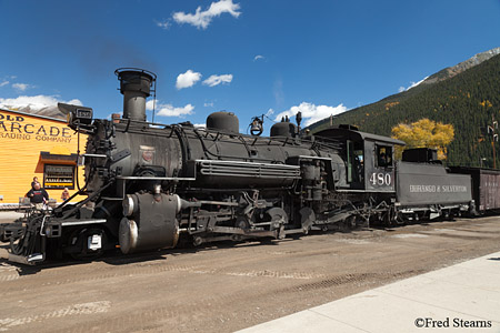 Durango and Silverton Narrow Gauge Railroad Silverton Station Engine 480